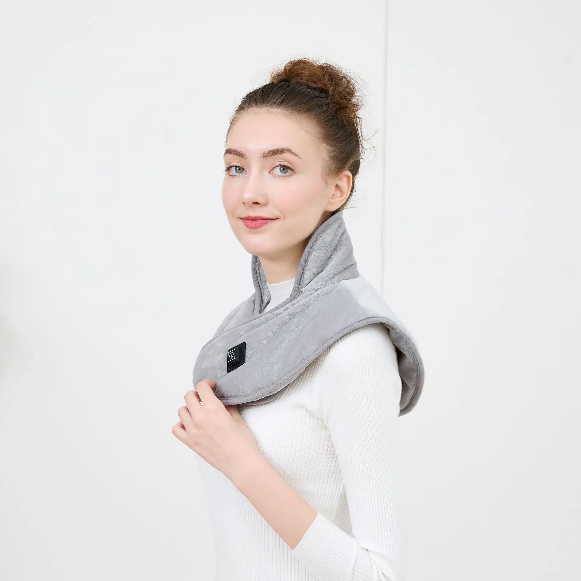 2025 New Arrival USB-Powered Heated Shawl 3-Level Temperature Control Electric Heating Shoulder and Neck Protection Neck Shawl 6