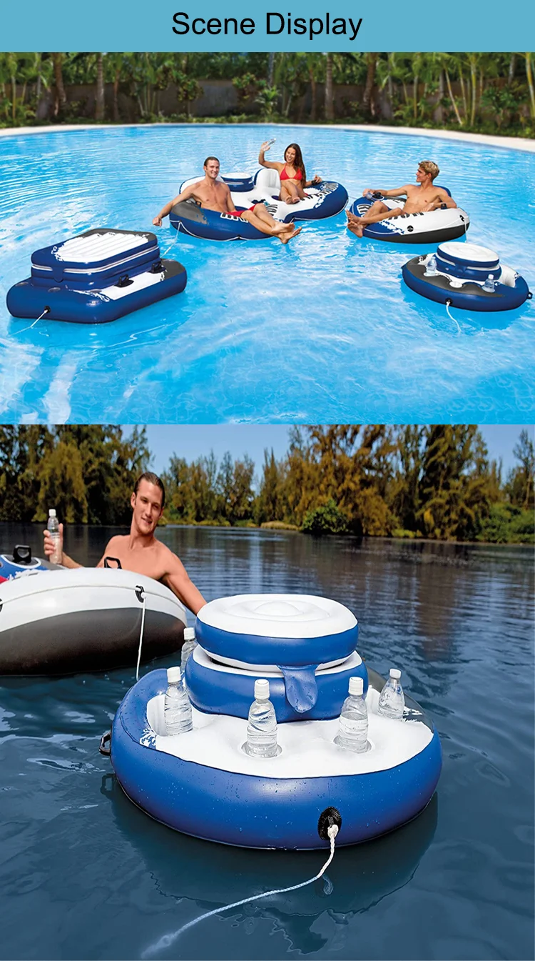 GARIDA Inflatable Swimming Pool Float CANS Cooler Box Customized Accept ...