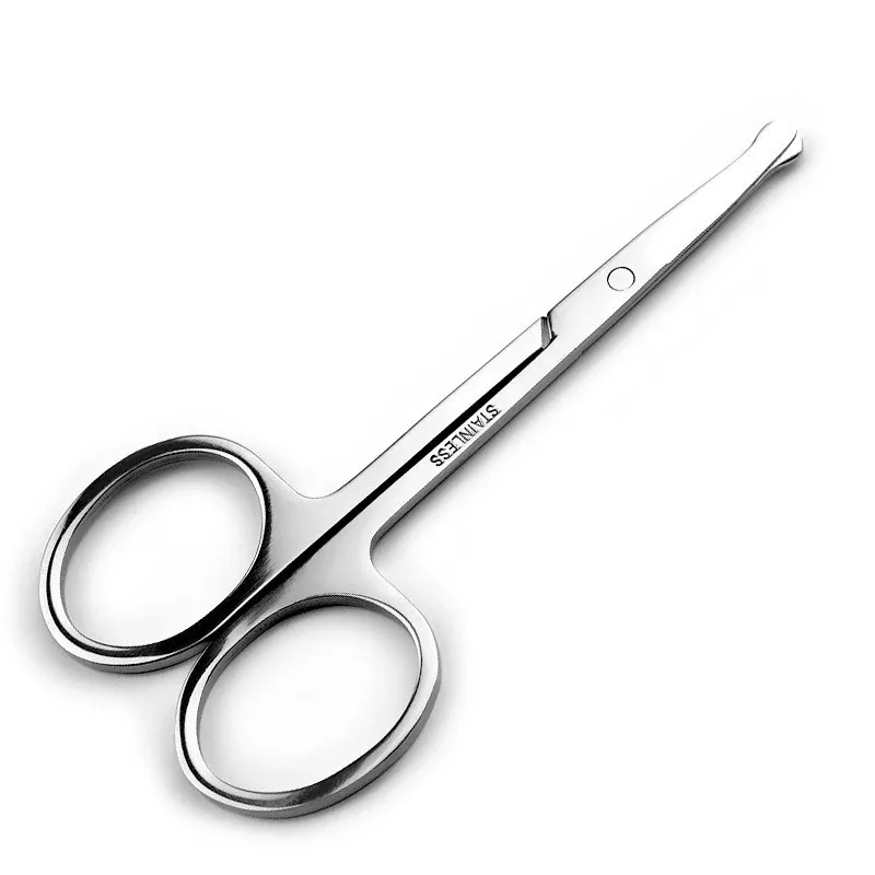 Stainless steel scissors eyebrow scissors double eyelid scissors makeup  scissors beauty scissors nose hair scissors 1 pcs