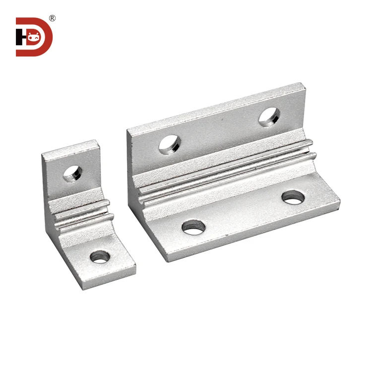 Aluminum Profile 90 Degree Corner Code Connector, Aluminum Alloy 20/30/40 Fixed Right Angle Triangular Corner Accessory details