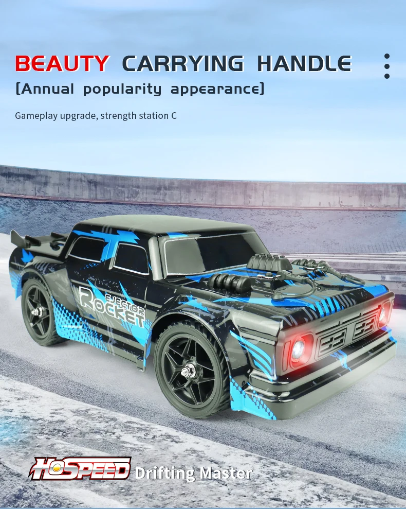 Kids Gaming RC Vehicle Toys - High Speed 1/16 Brushless Drifters