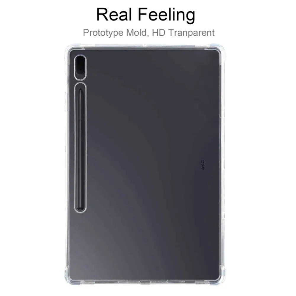 Transparent Tablet Cover For Samsung Galaxy Tab A7 Lite T220 225 S7 Fe Case Skin Feel Anti Fall Anti-Fingerprint Pbk177 Laudtec supplier