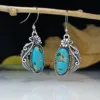 Ancient silver, colored turquoise