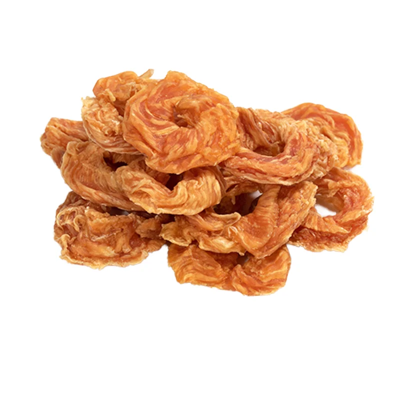 Manufacturer Factory Outlet Grain-free Training Reward Organic Chicken Pet Snacks Food Ring Dog Treats