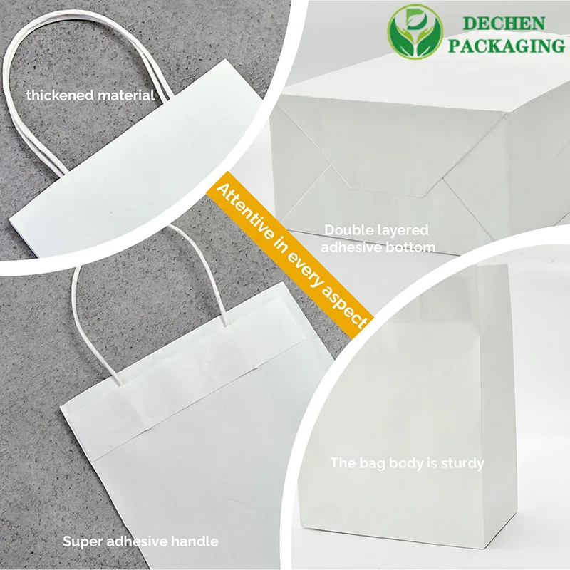 Kraft Paper Gift Bags With Handles