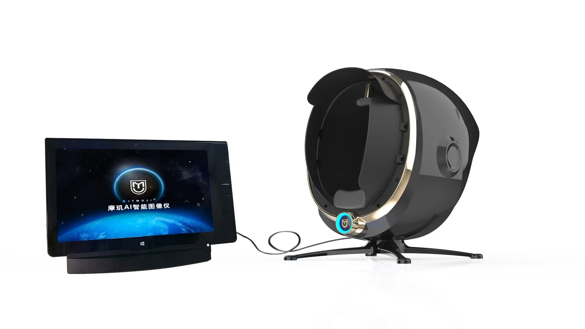 Skin Scope Analyzer with Tablet Skin Analysis Machine 3D Magic Mirror Skin Analyzers