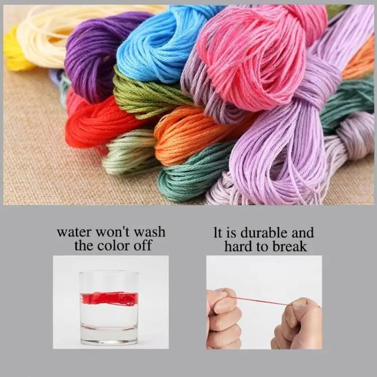 Набор для вышивания NKF с изображением синих растений вышивки лентой крестиком