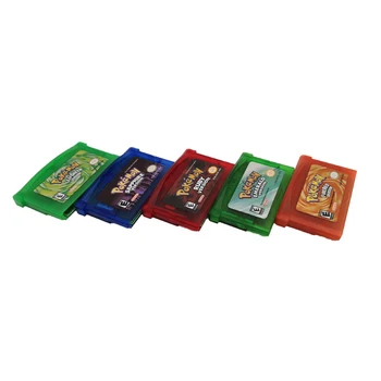 Sell well Nostalgia Video Game Cartridge Cards For Pokemon Juegos GameBoy Advance SP