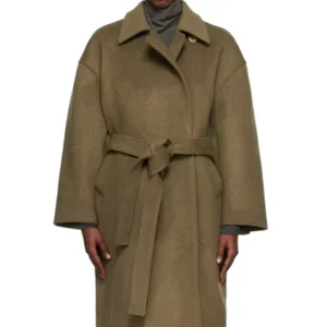 High Count 100% Wool Double-sided Woolen Coat for Women Winter Simple and Loose Drop Shoe ultra Long Over the Knee Woolen Coat