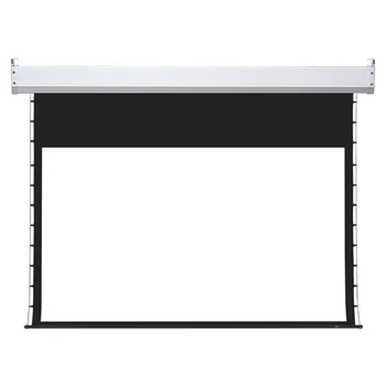 Zsmscreen DX220 92-inch Electric Motorized 16:9 Projection Screen Outdoor/cinema Ambient Light Floor ALR Frame Long Shape Home