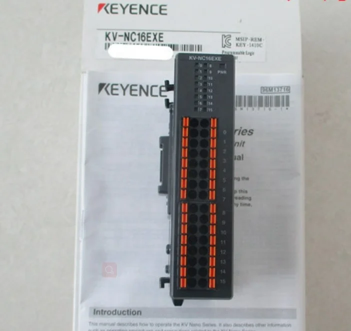 KEYENCE KV-NC16EX PLC 16 Points 24/5 VDC Switchable for Winding