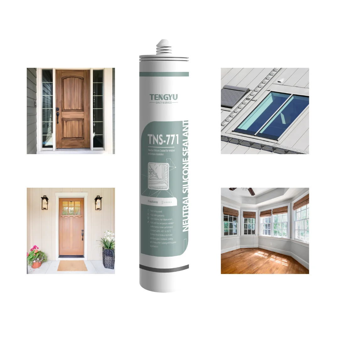 Carbon Neutral Silicone Sealant Building Façade White Clear Neutral Silicone Building Glass Sealant Bottle High