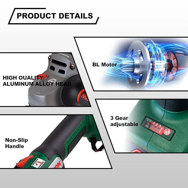 Dekton-A1620 20V Cordless Angle Grinder Cordless Tools Angle Grinder Machine With Lithium Ion Batteries supplier