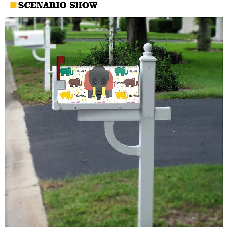 Customized Mailbox Wrap Sublimation Blank Mailbox