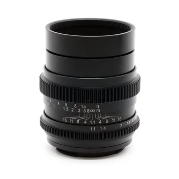 SLR Magic 50mm F1.1 II Full Frame Telephoto Cine Cinema Lens & Prime Lens Manual Focus for Sony E-mount