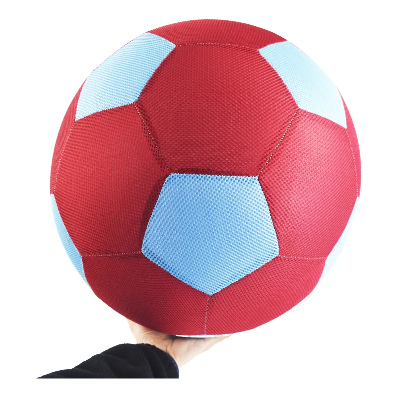Kids Mesh inflatable ball Jumbo Volleyball Toy Soft Fabric Inflatable Custom Cloth Covered Balls