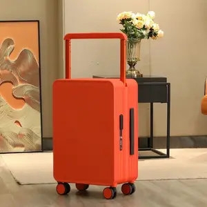 20 Inches PC Trolley Cabin Luggage Large Capacity Boarding Suitcase With Wide Handle Carry-Ons