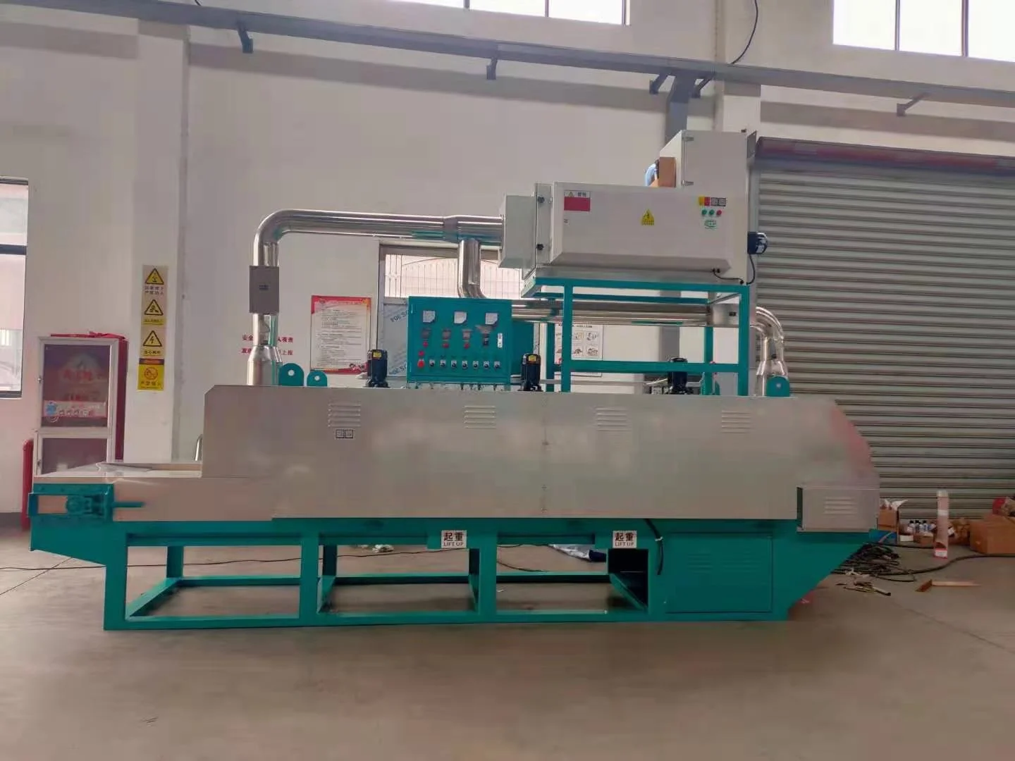 RJC Series Continuous Hot air Tempering Furnace  Continuous Hot Wind Drawing Furnace
