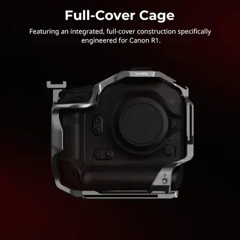 For SmallRig 5413 Full-Cover Cage for Canon R1 Detachable Cold Shoe Mount Quick Release Plates 1/4"-20 3/8"-16 ARRI Holes product image