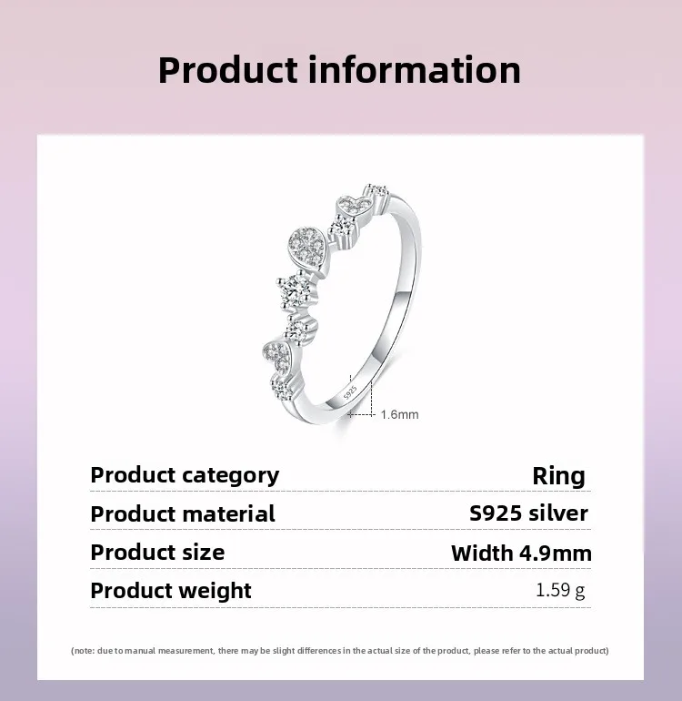 New Cubic Zirconia High End Fashion Ring 925 Silver Engagement