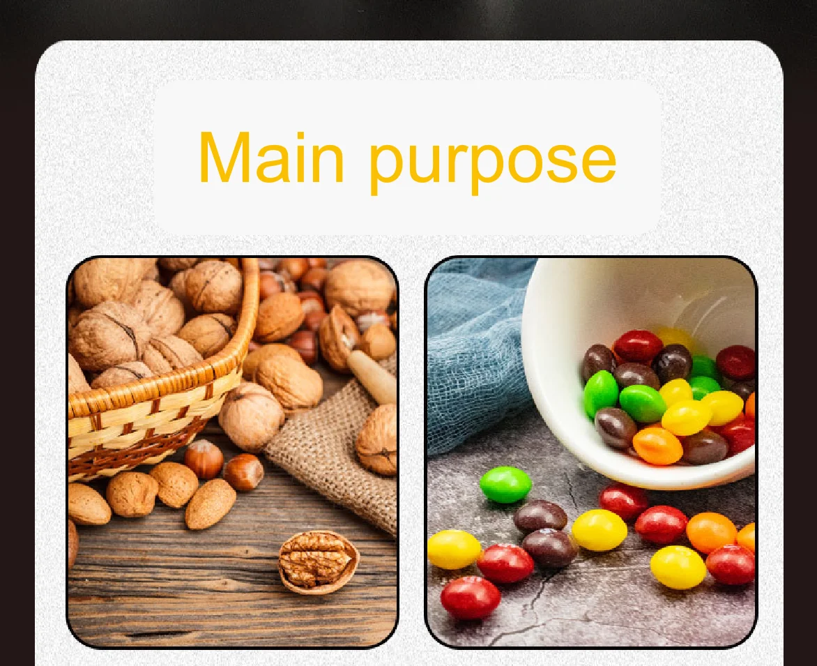 Matte transparent self sealing bag, matte nut, dried fruit, dry goods, zero food packaging bag, plastic sealed pocket