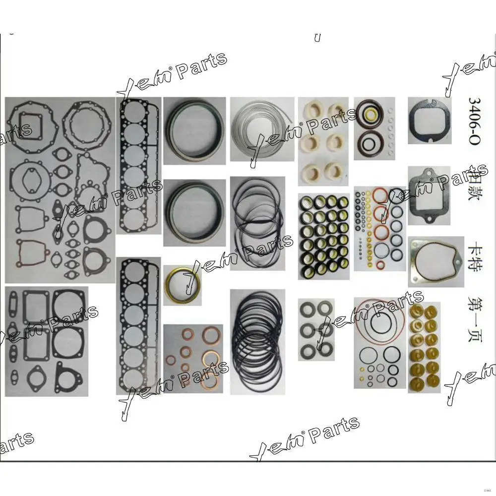 High Performance 3406 Overhaul Gasket Kit With Head Gasket for Caterpillar