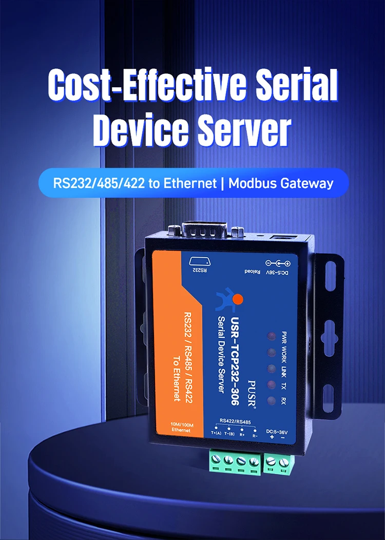 Usrtcp232306 Rs232 Rs485 Rs422 To Modbus Gateway