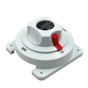 4-speed Power off Knob Switch Brass Screw 3/8 Inch 175 Amp 6V/12V/24V/32V Battery Switches