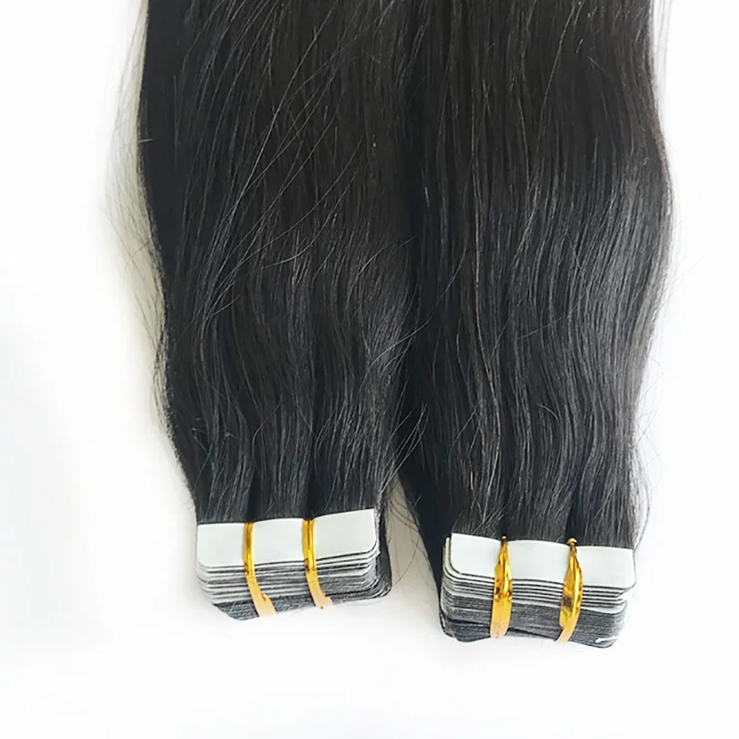 Glatte Echthaar-Extensions, 100 g, 40 Stück, für Frauen_voghion.com