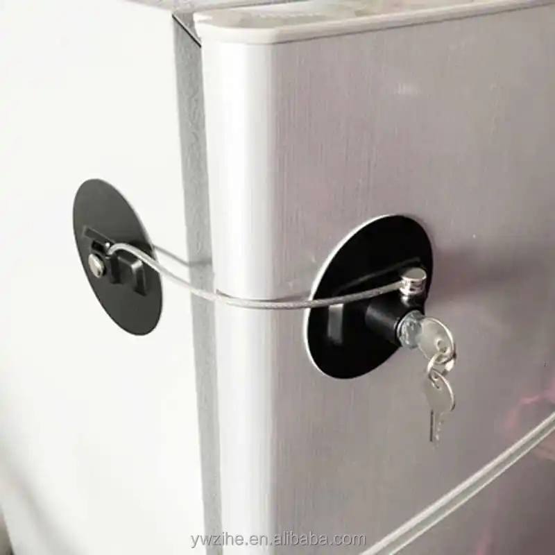 2 Fridge Locks For Kids, Door Lock Fridge Cabinet Window Lock With