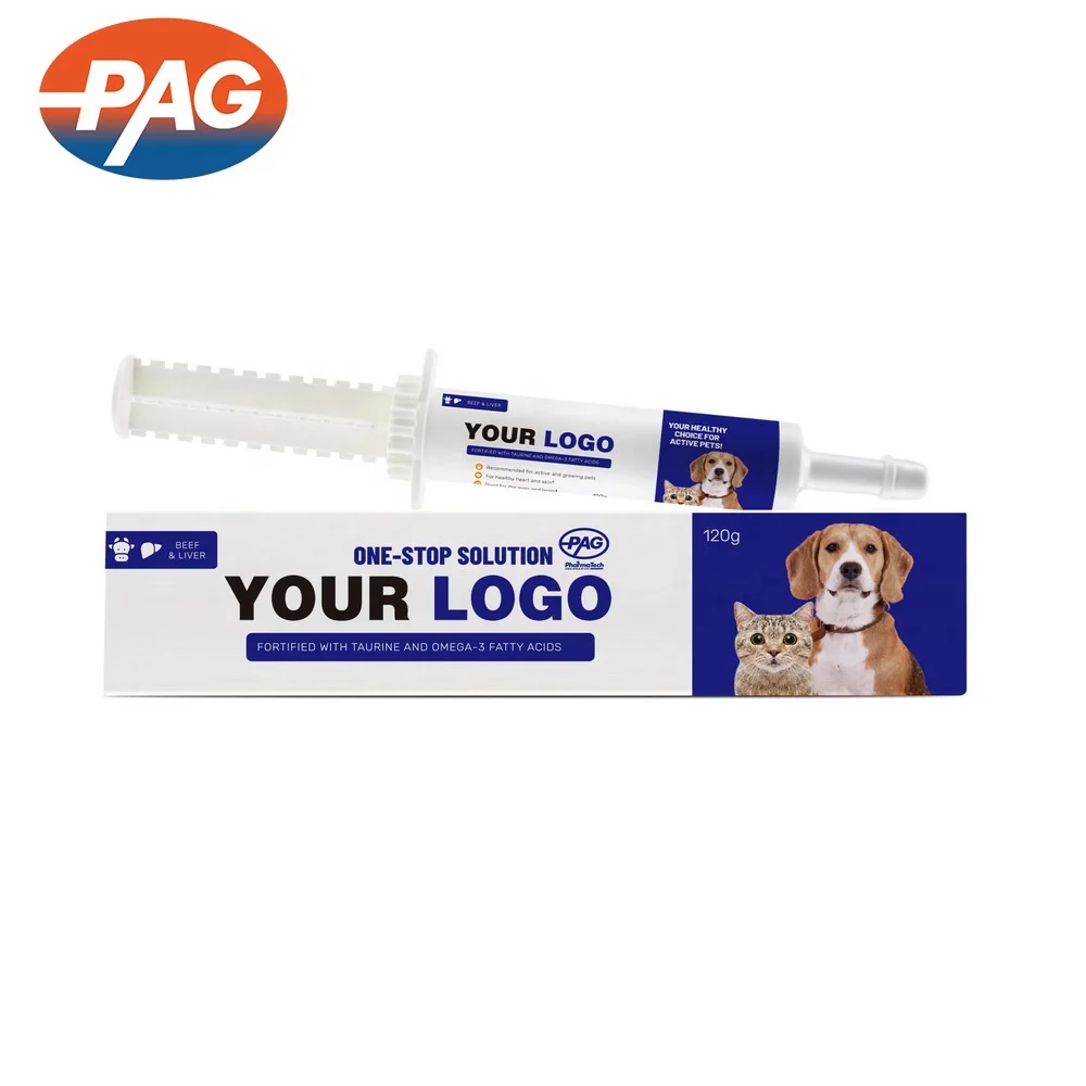 Cat Dog Snack Taurine Omega 3 Healthy Cell Protection Paste Mineral