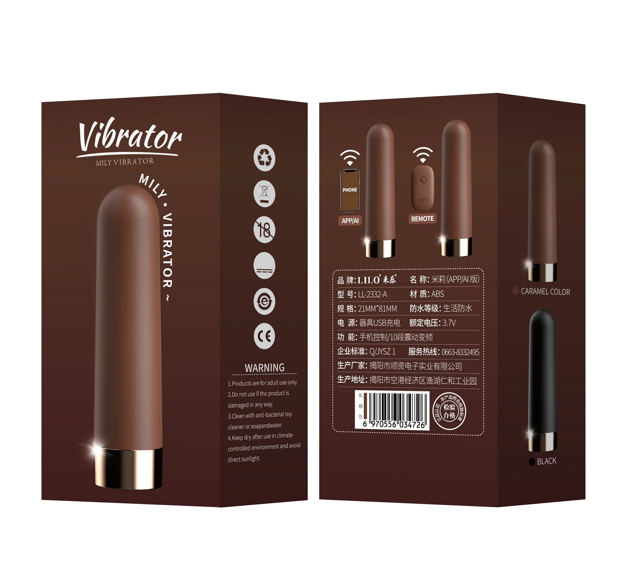Factory Direct Female 10 Frequency Remote Control Adult Sex Toy  Bullet