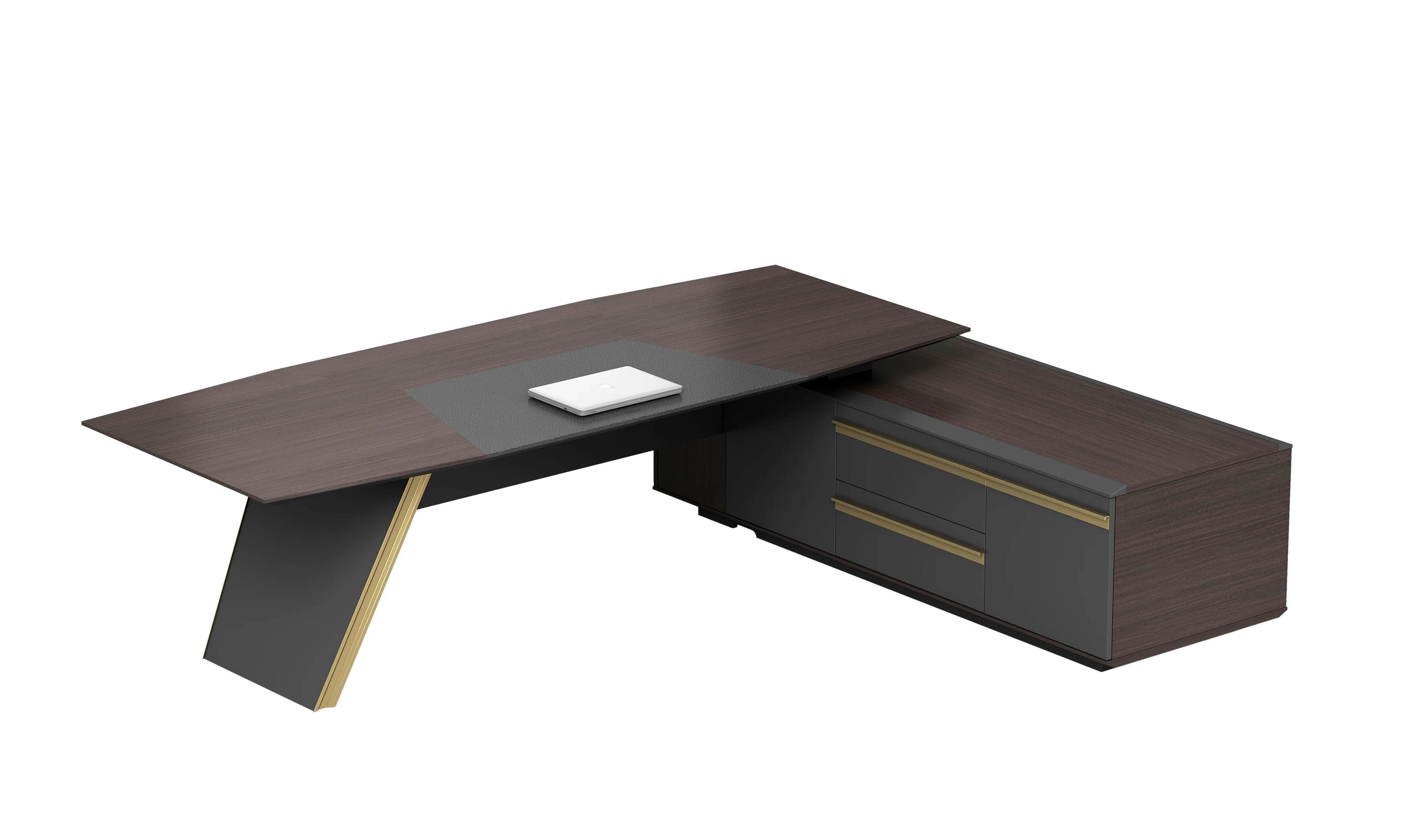 Attractive US Good Selling 2.4M Modern Design Luxury Workspace CEO Presidential Office Furniture Executive Desk