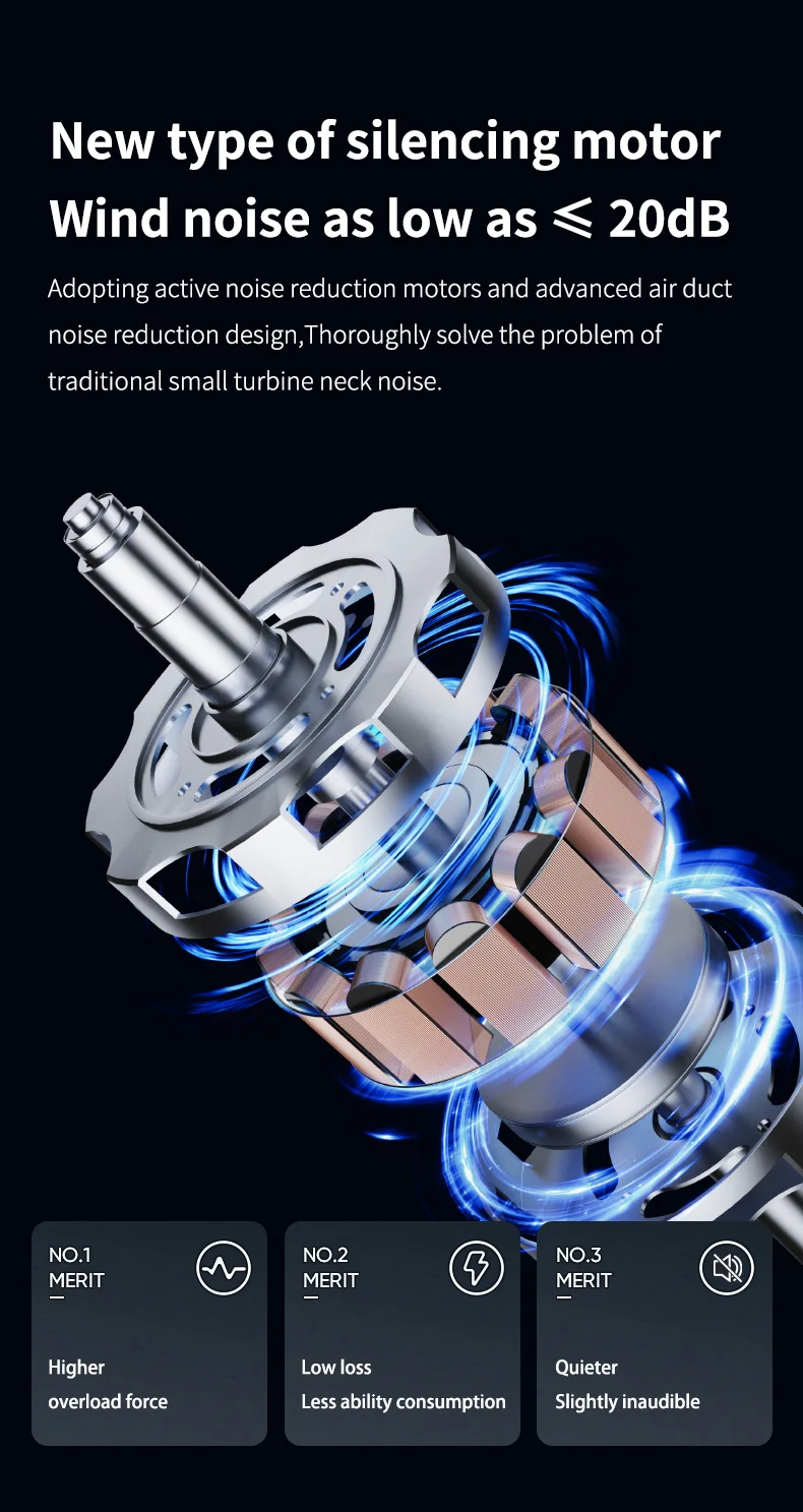 Portable Bladeless Neck Fan Hands Free Rechargeable Cooling Fan_voghion.com