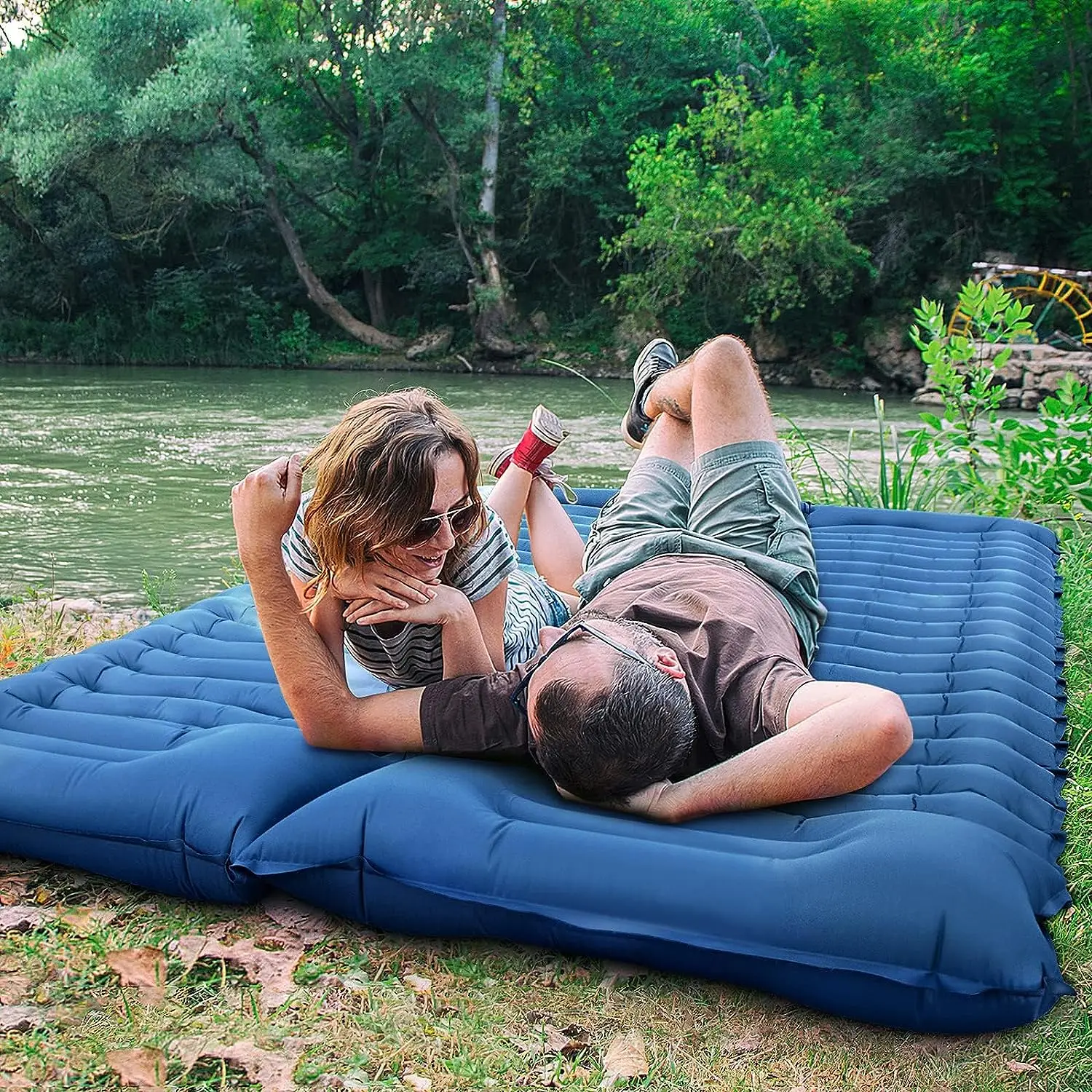 Single Air Mattress WANNTS Double Sleeping Pad, Ultralight