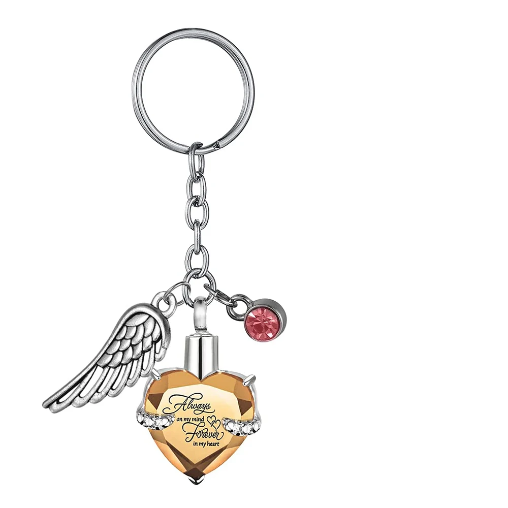 Crematie Sieraden Angel Wing Hart Urn Kettingen voor As Memorial