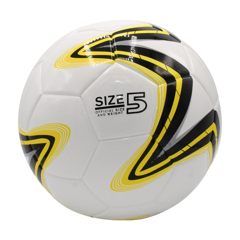 Supermarket Selling Sports Football Size 5 Pu Heat Bonded Game Quality