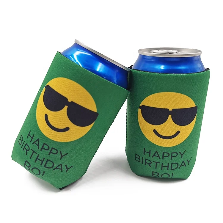 Customized Neoprene Stubby Holder Beer Can Cover With Custom Logo Can