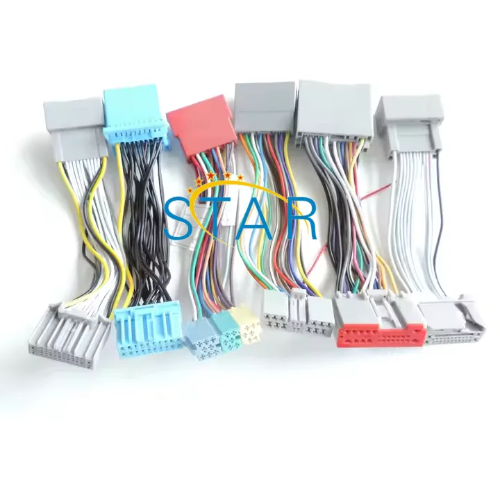 Reverse Camera Retention Wiring Harness Cable Connector 4 6 8 12 14 16 20 22 24 26 30 32 34 36 40 Pin Wire Harness for Toyota
