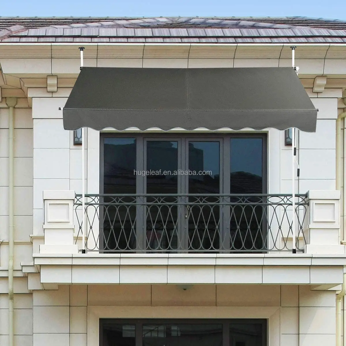 Outdoor Manuel Aluminum Window Clamp Awning Sunshade Balcony ...