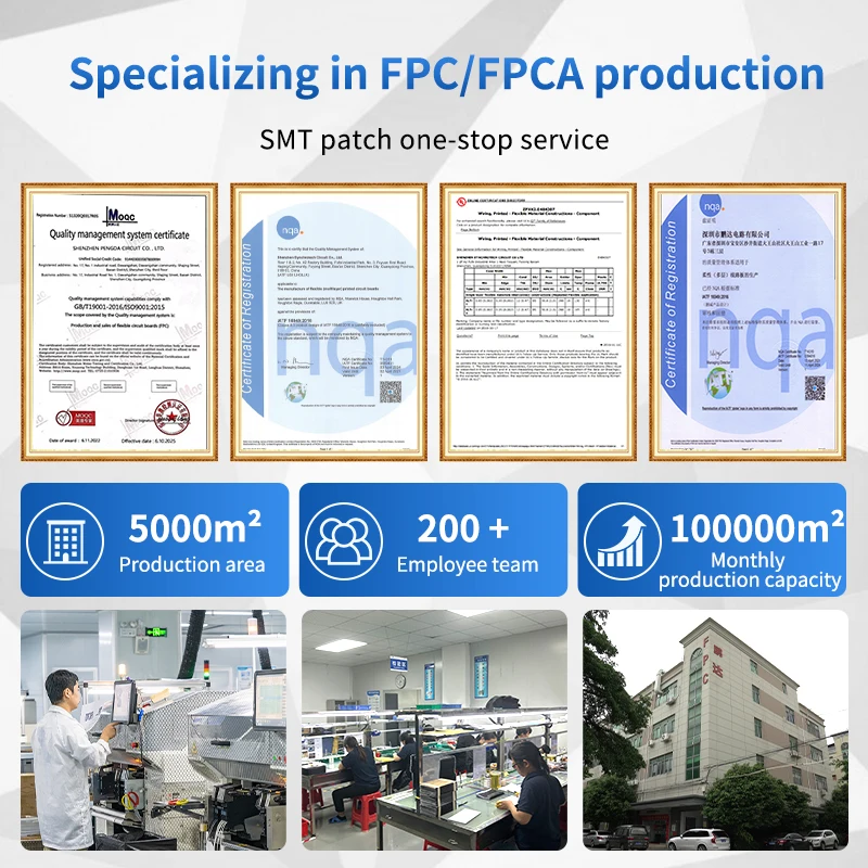 Ultra-Thin Transparent FPC Circuit Board Smart Double-Sided PET Flexible PCB High Temperature Resistant Film Manufacturer Direct