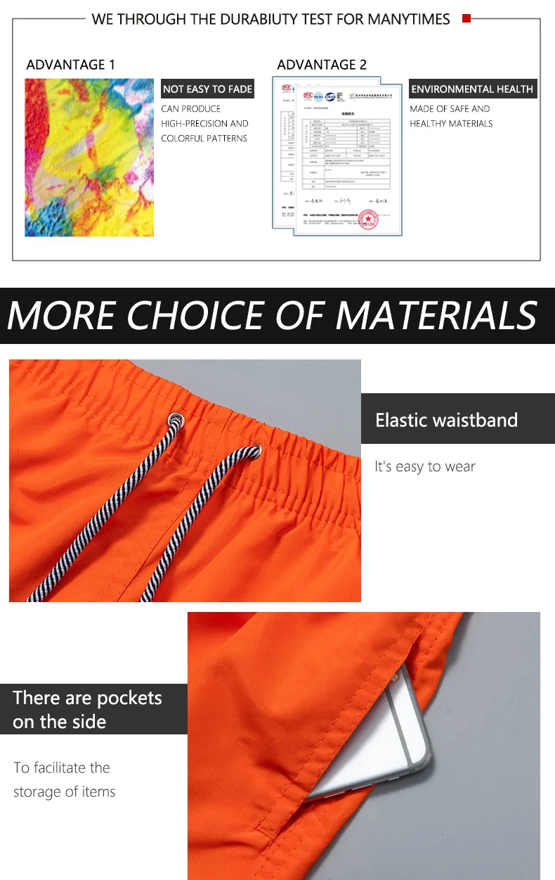 Mens Polyester Active Athletic Shor Shor custom 3D full Sublimated Quick Dry Training Short Pan Elastic Waist762_voghion.com