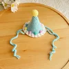 sombrero de helado azul