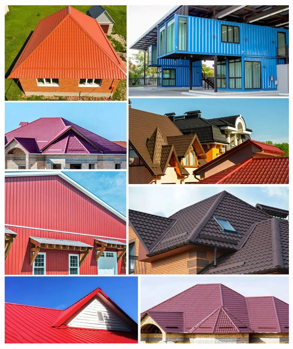 Color Coated Corrugated Steel Sheet 0.150.8mm Roof Slab Ppgi Ppgl Ppci