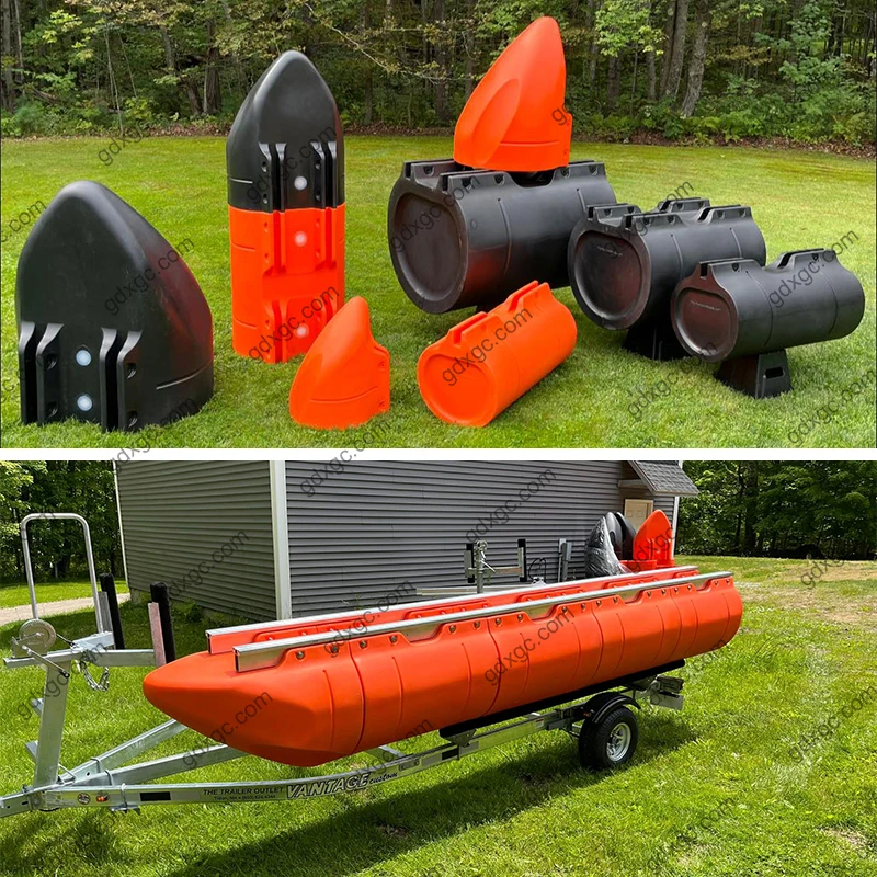Sea Pontoon Dock Modular PE Pontoon Float Tubes Luxury Plastic Pontoon Boat