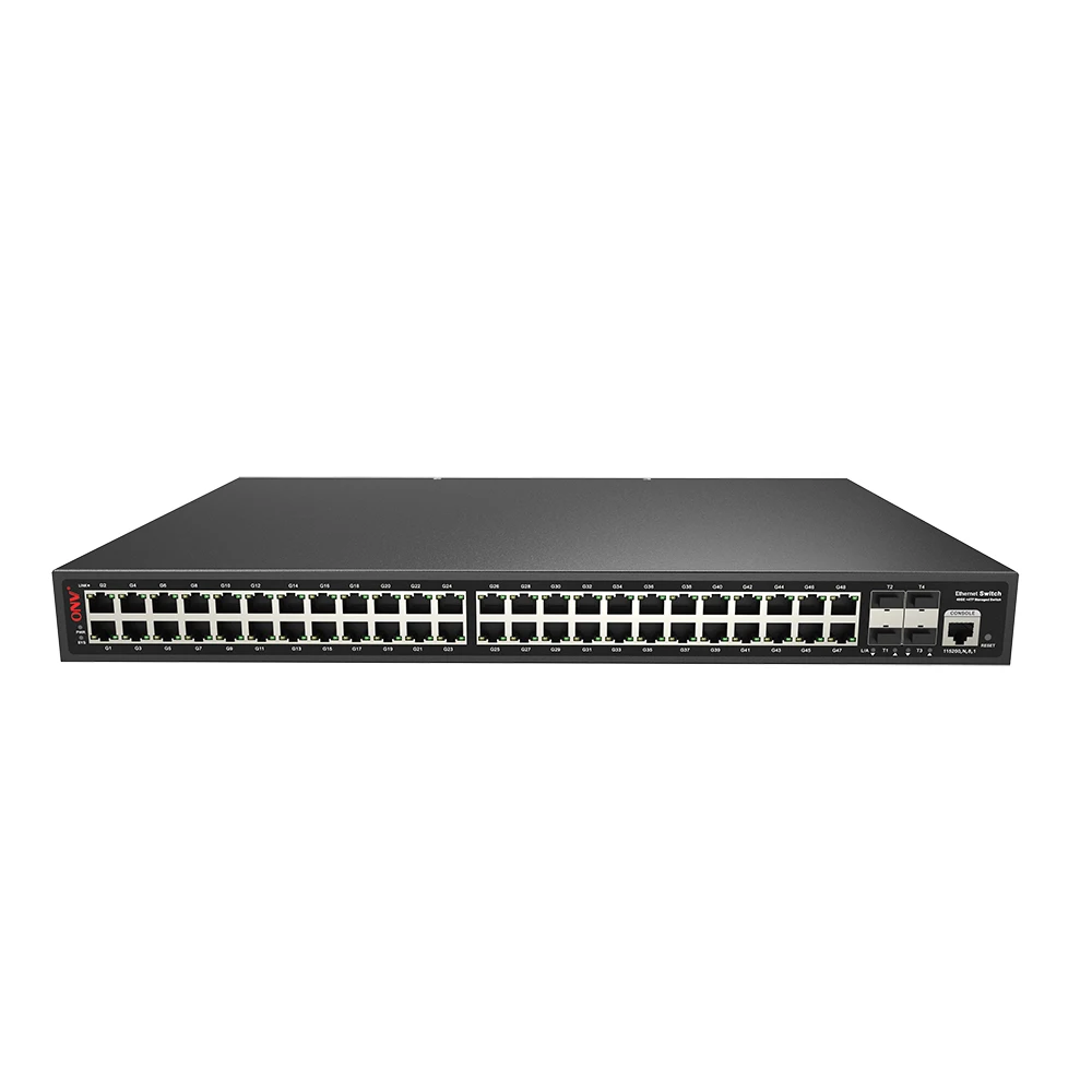 ONV56052FM 10G Aggregation Ethernet Switch 48 Port Managed Network Switch with 4 10G SFP Uplink