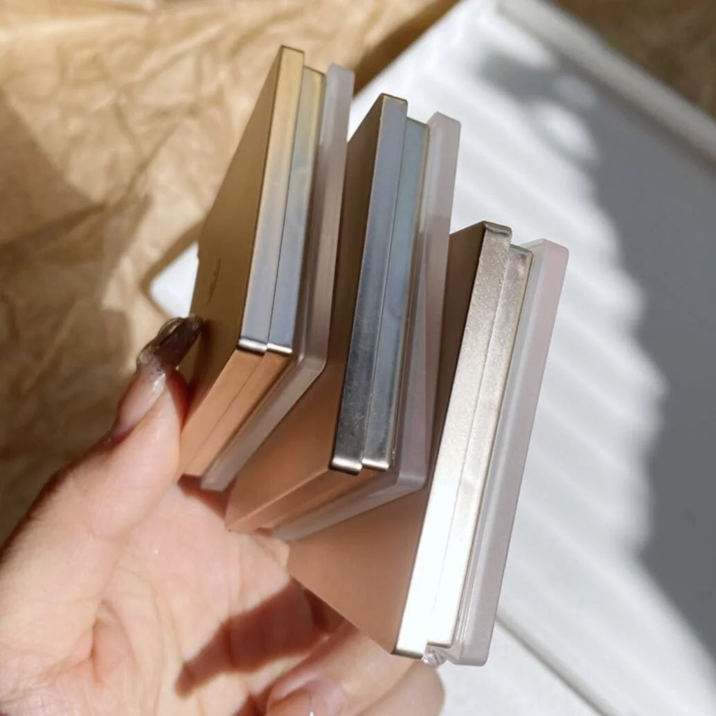 HERORANGEダブルカラー蛍光ペンブラッシャーブロンザーメイクアップ