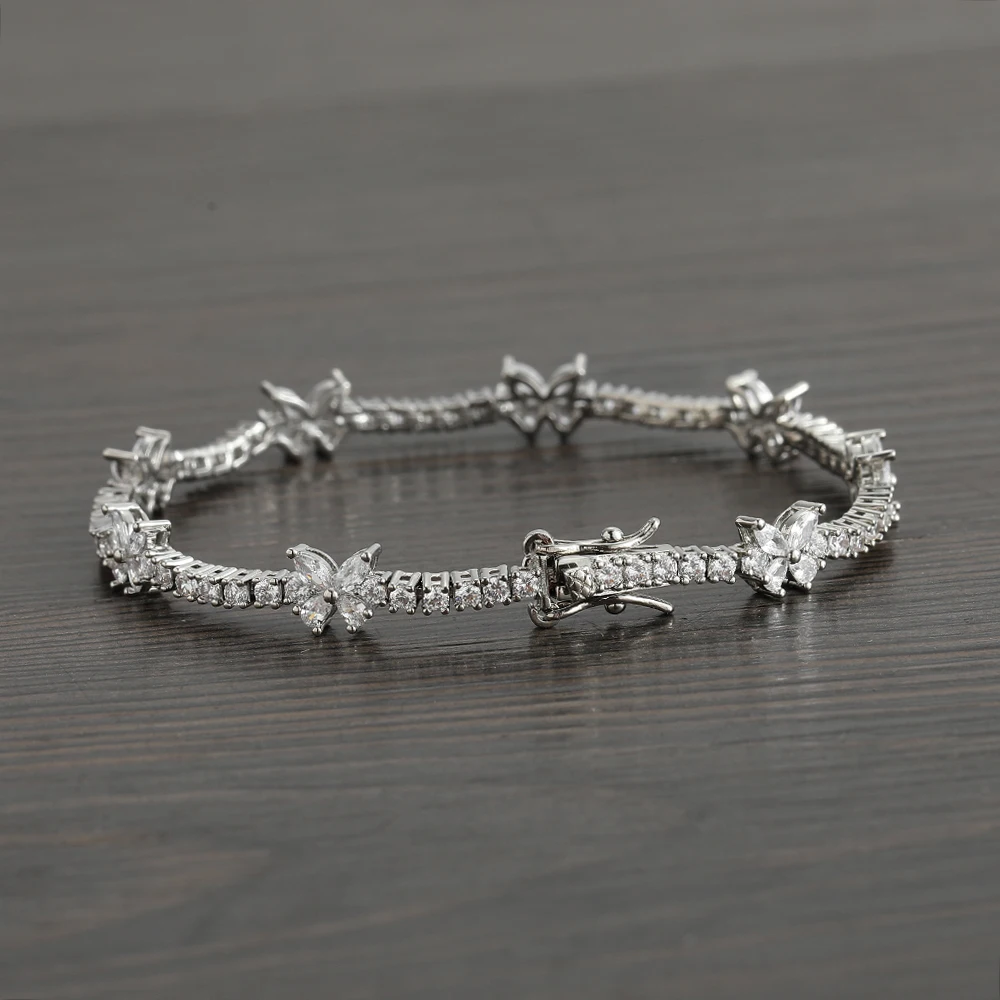 BB159  Fashion Women Butterfly Tennis Bracelets Accessory for Party aperçu 6