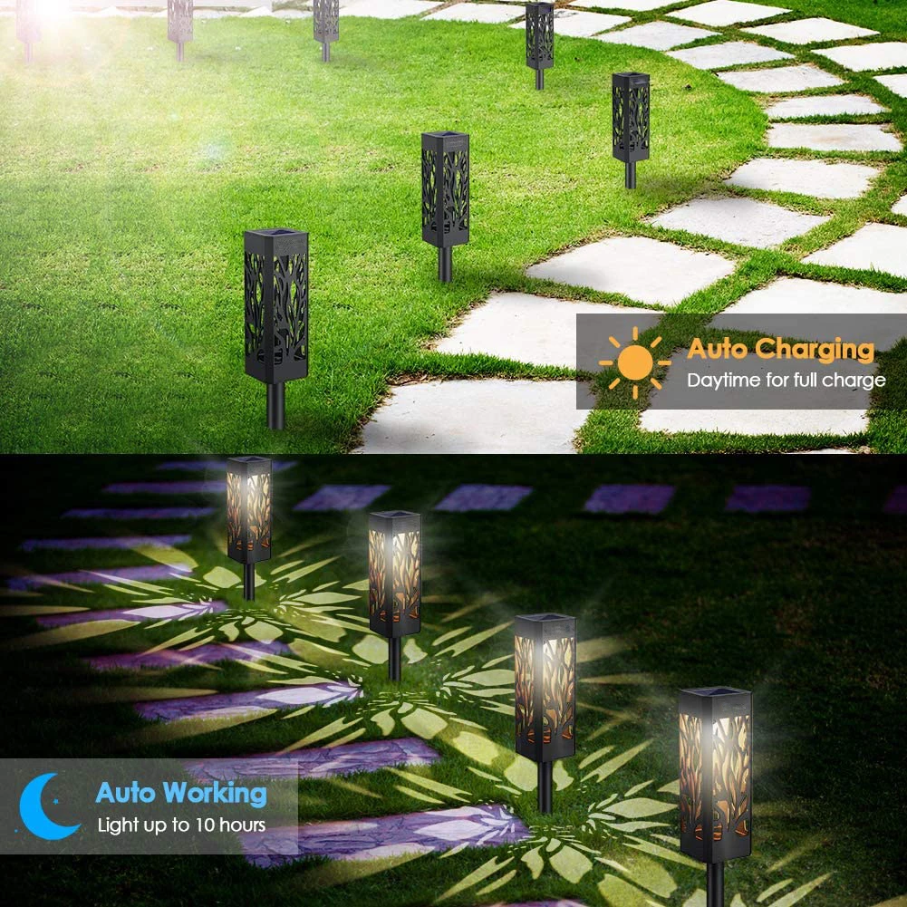 Outdoor Waterproof LED Solar Courtyard Lawn Pathway Light for Park Garden Landscape Decoration