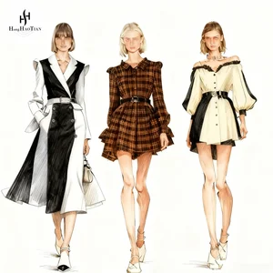 Women Clothing ODM OEM Customized High Quality Manufacturer Low MOQ Spring Summer Dresses Elegant Casual Women's Dresses